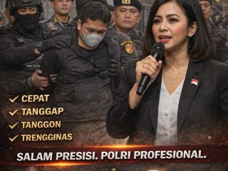 Advokat Rikha Permatasari, S.H., M.H., C.Med., C.LO., C.PIM. Apresiasi Setinggi-tingginya Kepada Kepolisian Respons Cepat Menangkap Pelaku Penusukan Advokat.