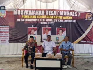Pilkades PAW Desa Sidomulyo berjalan lancar dan sukses, Ariy Septa Adi Candra raih suara terbanyak