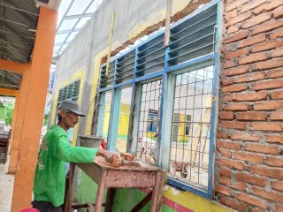 Proyek Pengerjaan Revitalisasi Sekolah 2026 Di SMPN I Babalan Diduga di Korupsi .