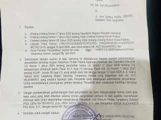Penanganan Laporan Dugaan ITE di Polres Tangsel Disorot, Pelapor Pertanyakan Progres Perkara