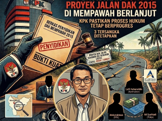 KPK Tegaskan Penyidikan Dugaan Korupsi Proyek Jalan DAK 2015 di Mempawah Tetap Berlanjut