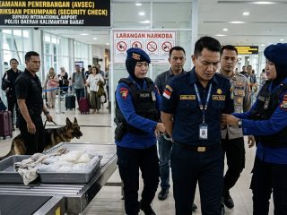Sabu Lolos ke Area Steril, Polda Kalbar Tangkap Oknum Avsec Bandara Supadio Terkait Jaringan Narkoba