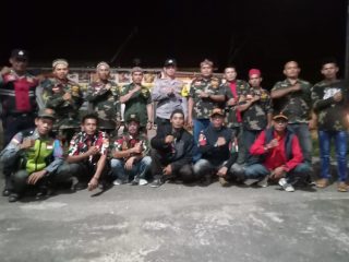 Jaga Keamanan Hari Raya Idul Adha, LMPI MAC Kecamatan Pabuaran Gelar Apel Bersama Muspika