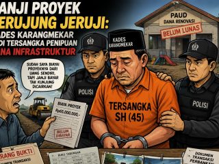 Janji Proyek Berujung Jeruji: Kades Karangmekar Jadi Tersangka Penipuan Dana Infrastruktur