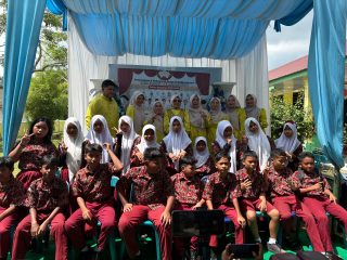 Perpisahan Dan Pelepasan Kelas V1 SDN 056031 Beras Basah P. Susu Kab.Langkat Penuh Suka Ria