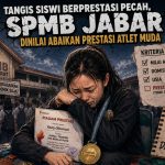 Tangis Siswi Berprestasi Pecah, SPMB Jabar Dinilai Abaikan Prestasi Atlet Muda
