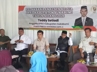 Teddy Setiadi Serap Aspirasi Warga Tiga Desa di Parungkuda dalam Reses II DPRD Kabupaten Sukabumi 2026