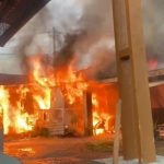 Satu Buah Warung Nasi ludes Dilalap  Sijago Merah Di kelurahan Bukit Jengkol