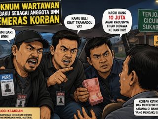 Ngaku dari BNN, Tiga Oknum Wartawan Diduga Mau Peras Warga Rp10 Juta
