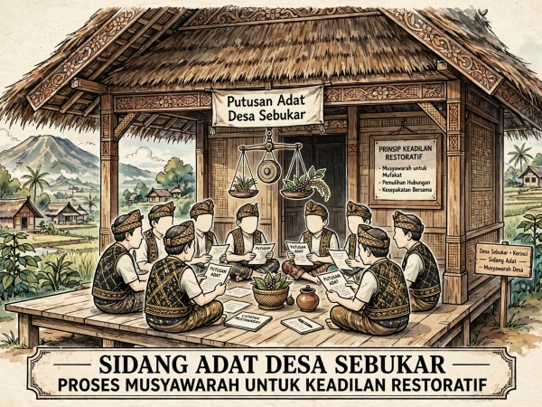 Menolak Kenyataan Hutang Sudah di Bayar Lunas, Itek Mamek Resmi di Keluarkan Dari Adat Desa Sebukar