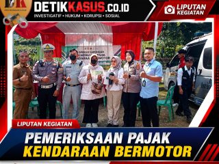 Operasi Gabungan Pemeriksaan Pajak Kendaraan Bermotor Digelar di Palagan Bojongkokosan Sukabumi