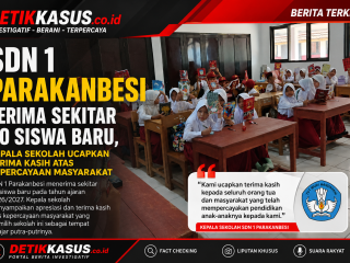 SDN 1 PARAKANBESI Terima Sekitar 50 Siswa Baru, Kepala Sekolah Ucapkan Terima Kasih atas Kepercayaan Masyarakat