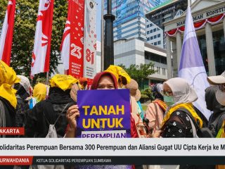 Solidaritas Perempuan Bersama 300 Perempuan dan Aliansi Gugat UU Cipta Kerja ke MK