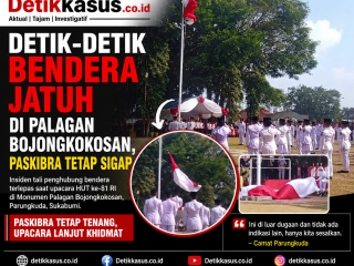 Detik-Detik Bendera Jatuh di Palagan Bojongkokosan, Paskibra Tetap Sigap