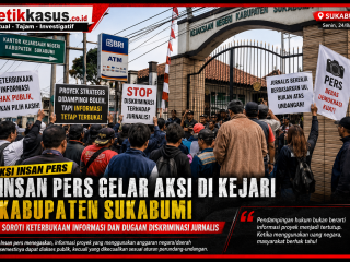 Insan Pers Gelar Aksi di Kejari Kabupaten Sukabumi, Soroti Keterbukaan Informasi dan Dugaan Diskriminasi Jurnalis