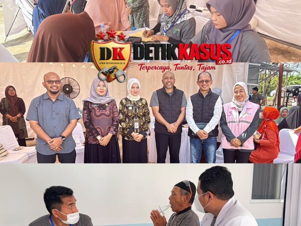 KOMITMEN PEDULI KESEHATAN MASYARAKAT DI SEKITAR OPERASIONAL, PT PLN IP UBP PANGKALAN SUSU SALURKAN MANFAAT PENGOBATAN GRATIS