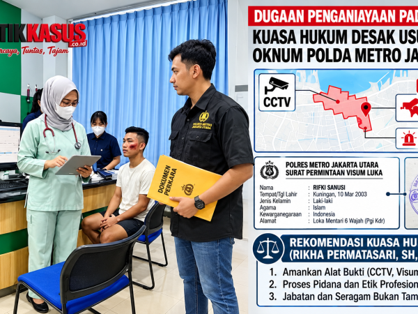 Tiga Warga Sipil Diduga Dianiaya, Tujuh Orang Mengaku Perwira Polri, Nama Ditresnarkoba Polda Metro Jaya Terseret! Kuasa Hukum Desak Usut Tuntas