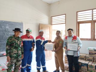 GERAK CEPAT PERTAMINA EP PANGKALAN SUSU FIELD HADIR RINGANKAN BEBAN KORBAN BANJIR LANGKAT
