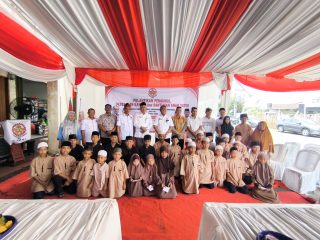 M. Ali Abdullah Resmi Nahkodai ORI Jambi, Kantor Dibuka, 39 Anak Yatim Dapat Santunan