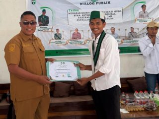 HMI Komisariat Nurcholish Madjid Gandeng Camat Wawo Gelar Dialog Publik Soal Krisis Sosial dan Narkoba di Bima
