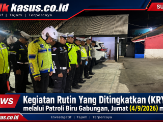Patroli Biru Polsek Rayon Utara I Digelar, 45 Motor Diperiksa dan 23 Knalpot Bising Ditemukan