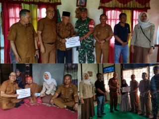 BLT Tiga Bulan Disalurkan Langsung ke Rumah Warga, Pemdes Tanjung Bunga Pastikan Bantuan Tepat Sasaran