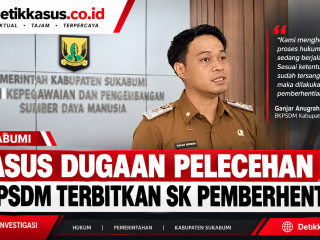 Kasus Dugaan Pelecehan di Dishub Sukabumi, BKPSDM Terbitkan SK Pemberhentian