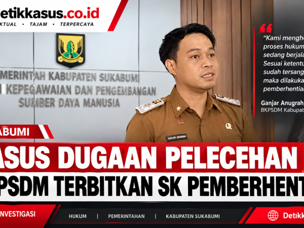 Kasus Dugaan Pelecehan di Dishub Sukabumi, BKPSDM Terbitkan SK Pemberhentian