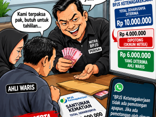 Kabid BPJS Tegas: Tak Ada Potongan Santunan, Jika Oknum Mitra Memotong, Itu Pungli”