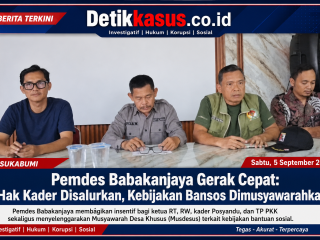 Pemdes Babakanjaya Gerak Cepat: Hak Kader Disalurkan, Kebijakan Bansos Dimusyawarahkan